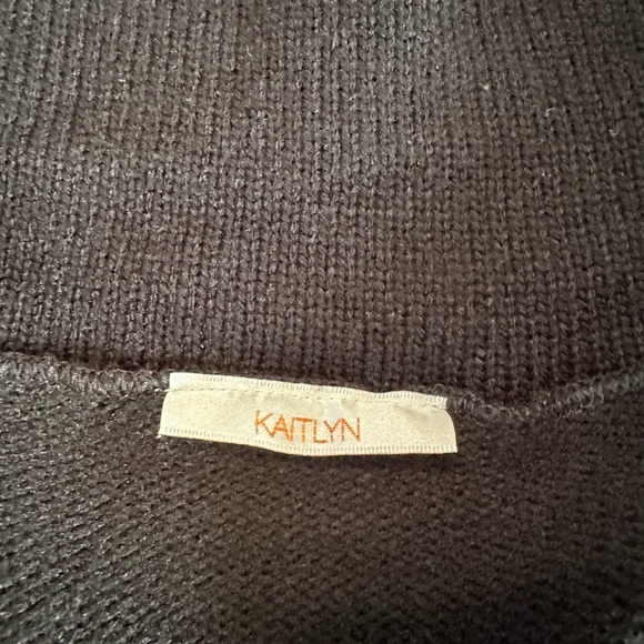 Kaitlyn Two Tone Drape Open Front Cardigan Size Small - Picture 14 of 17